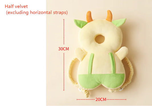 Plush Baby Walker Head Protection Pillow Backpack