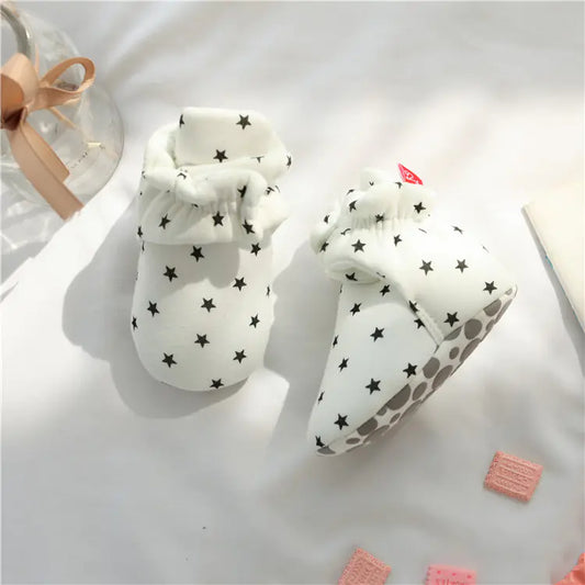 Baby Socks and 100% Cotton Baby Shoes