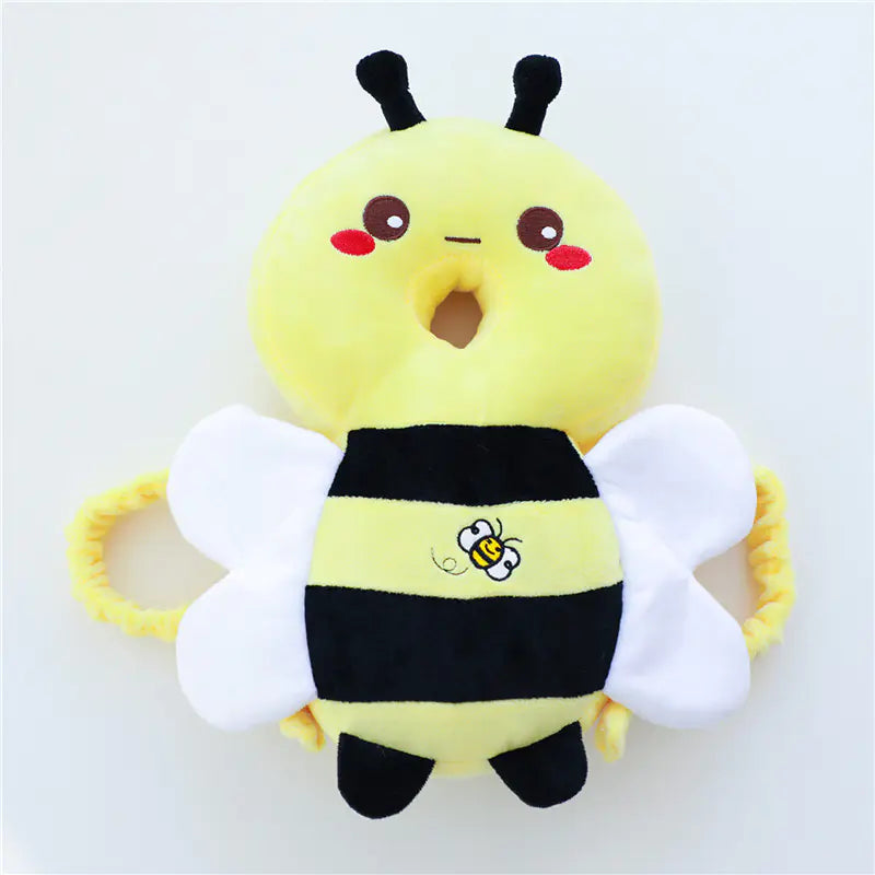 Plush Baby Walker Head Protection Pillow Backpack