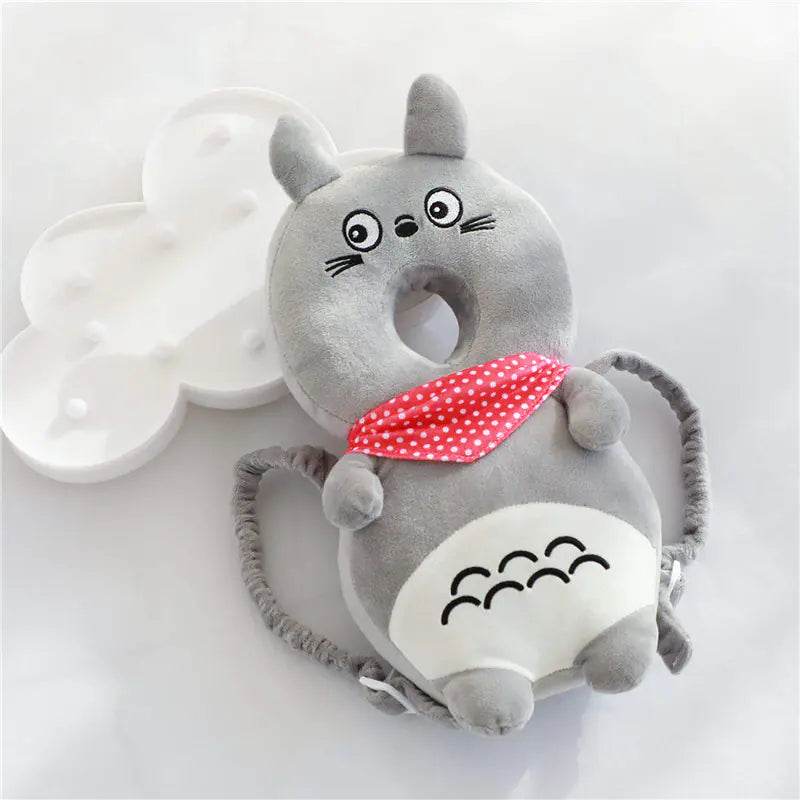 Plush Baby Walker Head Protection Pillow Backpack