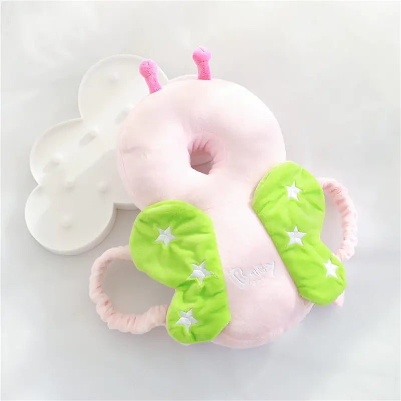 Plush Baby Walker Head Protection Pillow Backpack